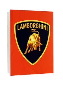 Emblema Distintivo Lamborghini, Insegna in metallo - Foto 1 di 6