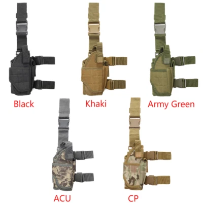 Funda de combate ajustable táctica plataforma pierna caída muslo derecho funda soporte Foto 1 de 4