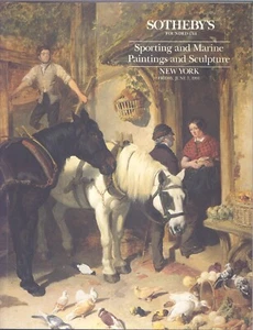 Sothebys Auction Sporting Animal Art 1991 Catalog Dogs Horses Racing Fox Hunting - Picture 1 of 1