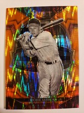 2023 Panini Richie Ashburn Select Neon Orange Pulsar Prizm Concourse 47 Phillies