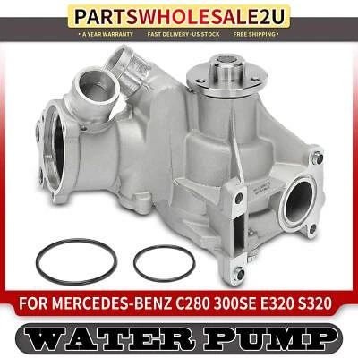 Bomba de agua del motor para Mercedes-Benz 300SE 1992-1993 C280 E320 S320 SL320 C36 AMG Foto 1 de 4
