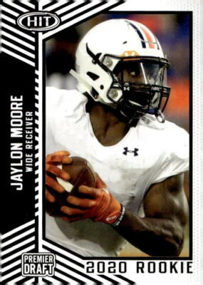 Jaylon Moore 2020 SAGE HIT Football - #8 - Tennessee-Martin Skyhawks - Image 1 of 2