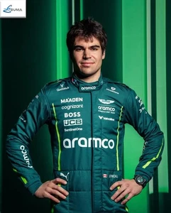 F1 Aston Martin 2025 Go Kart Rennanzug Gratis Sturmhaube CIK/FIA Level 2 Approved - Bild 1 von 4