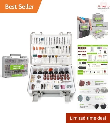 510-Piece Rotary Tool Accessories Kit with Storage Box Multi-Use for DIY - Image 1 of 4