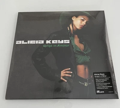 NEW SEALED Alicia Keys - Songs in A Minor GREEN Vinyl 2xLP #2361 - Image 1 of 3