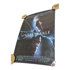M. Night Shyamalan Samuel L. Jackson Bruce Willis Unbreakable Movie Poster - Picture 1 of 3