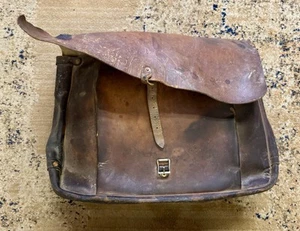 Vintage 1952 Bona Allen Inc. U.S. Leder Versandtasche Original 17”x23” selten - Bild 1 von 8