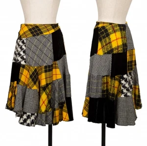 COMME des GARCONS COMME des GARCONS Patchwork Check Skirt Size SS(K-137217) - Picture 1 of 11
