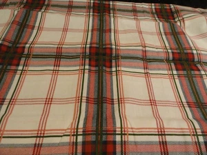 new 2 Standard Plaid Flannel Pillow Case red white green Cotton Nice plaid look - Picture 1 of 4
