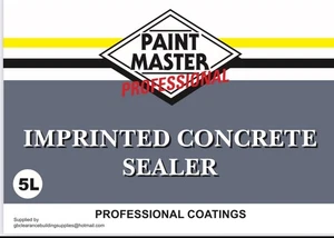Paintmaster Terracotta IMPRINTED CONCRETE Paint /sealer 20lts - Picture 1 of 2