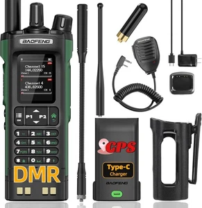 Baofeng DM-32UV - FULL SET - Multi-Band DMR Radio UHF VHF Digital Analog 10W - Picture 1 of 6
