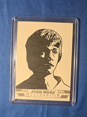 Star Wars Topps 1/1 Masterwork Luke Skywalker Sketch Card - Image 1 of 2