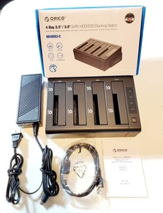 ORICO 6648US3 4 Bay USB 3.0 External Hard Drive Dock with 1 to 3 Clone Function - Afbeelding 1 van 7