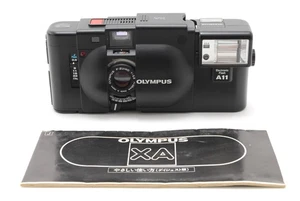 [Almost Unused] Olympus XA 35mm Rangefinder Film Camera w/A11 Flash From JAPAN - Picture 1 of 24