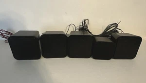 RCA RTD325W Surround Sound Bookshelf Speakers Black (Speakers Only) - Picture 1 of 16