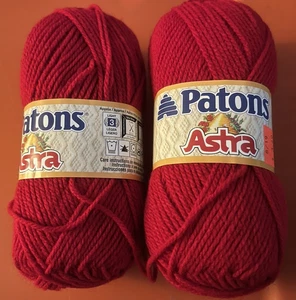 2- Patons Astra Garn, 100% Premium Acryl, 2 Packungen à 1 Knäuel - Bild 1 von 4