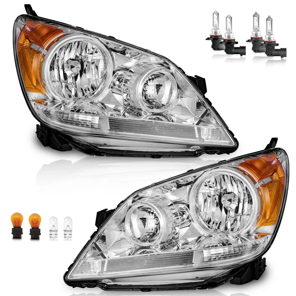 Headlights For 2005-2007 Honda Odyssey Headlamps Left+Right With Bulbs Foto 1 de 4