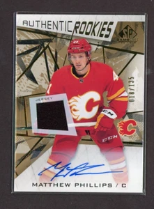 2021-22 SP Game Used Gold Jersey Autographs #199 Matthew Phillips 018/135 - Picture 1 of 1