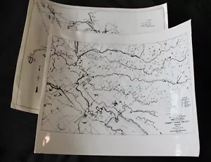 Mappe di pianificazione vintage HUNGRY HORSE DAM MONTANA del 1950, molto vecchie. - Foto 1 di 3