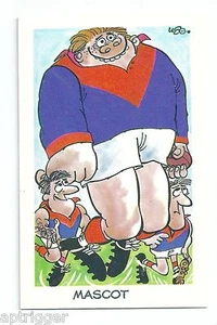 1973 Sunicrust Weg's Fantastic Footy Cartoons MASCOT Near Mint ## - Bild 1 von 2
