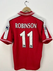 Charlton Athletic 2000/02 Home Football Shirt Soccer Jersey Robinson #11 fit S - Picture 1 of 12