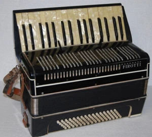 älteres Firotti Akkordeon altes Musikinstrument Ziehharmonika Harmonika - Bild 1 von 13