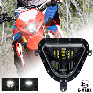 LED Headlight Hi/Lo Beam for BETA RR 125 200 250 300 350 400 450 Xtrainer - Picture 1 of 9