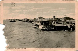 Morgan City, Louisiana, 3rd Street, AD-2329 Postkarte - Bild 1 von 2