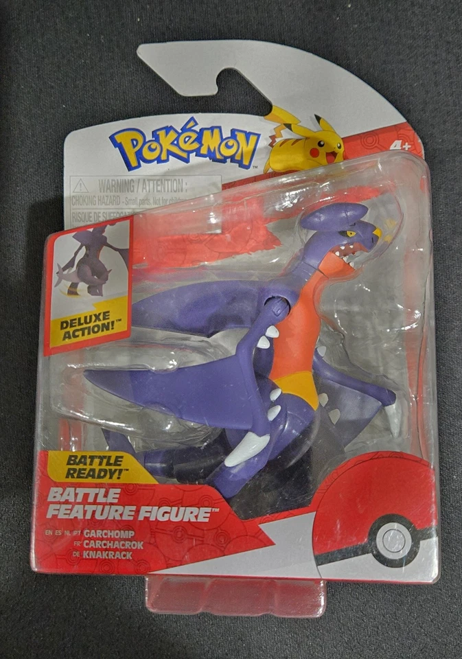 Figura Garchomp Pokemon Battle Feature 4" Nuevo 2023 Nuevo en caja Foto 1 de 1