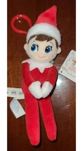 Elfe im Regal Plushee Freunde Clip Mini Junge blaue Augen SCHMUCK SCHLÜSSELANHÄNGER STRÜMPFE  - Bild 1 von 3