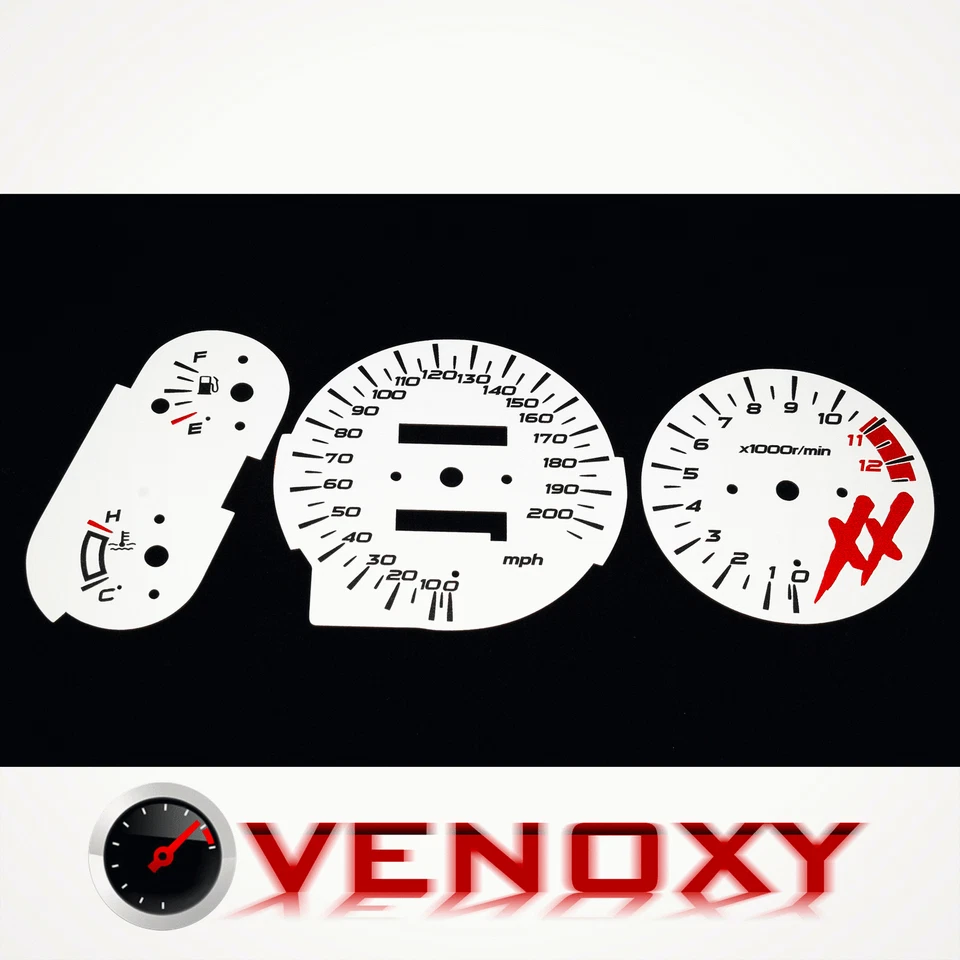 Honda CBR 1100 XX Blackbird 1996-2000 MPH mercado de accesorios caras de calibre blanco Foto 1 de 1