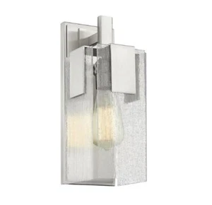 Z-Lite 3002-1S-BN Single Light 4-3/4" Wide Bathroom Sconce w/Seedy Glass Shade - Picture 1 of 4