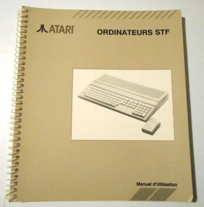 Manuel d'utilisation ATARI ST 520 1040 STF (FRANCAIS) version rare -papier glacé - Bild 1 von 3