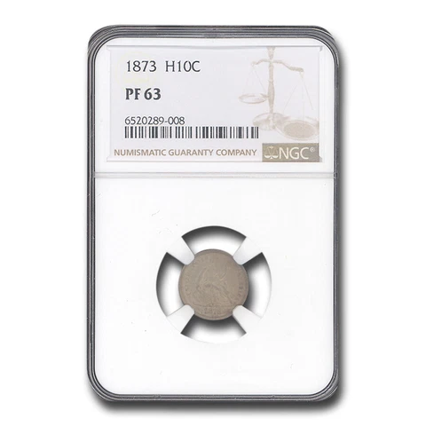 1873 Liberty Seated Half Dime PF-63 NGC - SKU#280804 Cover
