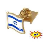 Przypinka do flagi izraelskiej, stojak z przypinką do flagi izraelskiej, patriotyczna przypinka izraelska; NOWA,