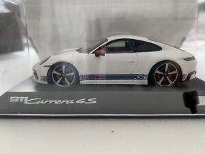 Porsche 911 Carrera 4S (992) White Martini Edition 2021 Spark 1:43