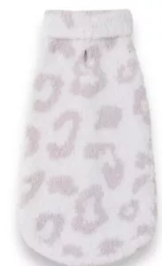 Barefoot Dreams Cozychic Leopard Dog Sweater Cream Stone Size Medium 15-24 lbs - Picture 1 of 3