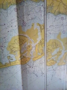 1971 Rare Vtg Chart /map 824-SC Sandy Hook to Little Egg Harbor NJ Ninth Edition - Picture 1 of 10