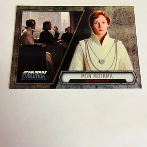 Tarjeta base Star Wars Evolution 2016 #84 Mon Mothma: Rebel Conspirator - Imagen 1 de 2