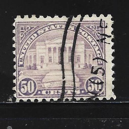 Estampilla de Estados Unidos Scott #570-50c-Canc/LH-NG-1922-25 Foto 1 de 1