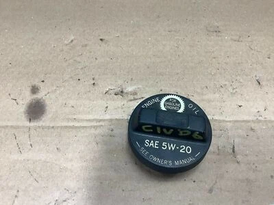 FILTRO DE ACEITE DE MOTOR HONDA CIVIC 2003-2009 LLENADO DE COMBUSTIBLE TAPA TAPA EMBELLECEDOR NEGRO Foto 1 de 3