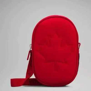 NWT Lululemon TEAM CANADA 22 Future Legacy Crossbody Bag Red - Picture 1 of 5