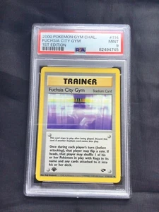 Pokemon: Gym Challenge 1st Edition Uncommon: Fuchsia City Gym 114/132 PSA 9 - Picture 1 of 6