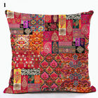 2X Throw Pillowcover Floral Double-Sided Decorative Ethnic Sofa Cushion Case