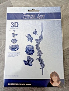 Tattered Lace Metal Crafting Dies Decoupage Edge Rose - Picture 1 of 1