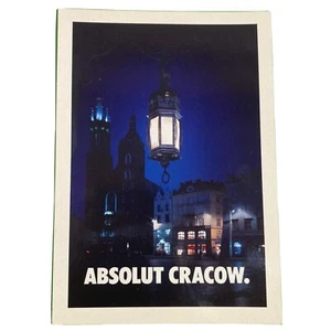 Cartolina pubblicitaria vintage Absolut vodka Promocard n 230 Absolut Cracow - Foto 1 di 7