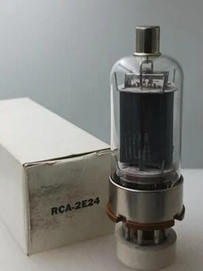 RCA 2E24 NOS NIB 3750gm Black Plate Copper Grid Serious Tubes S812 - Picture 1 of 4