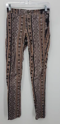 Pantalones Pilcro and The Letterpress Anthropologie para mujer 25 Serif pana azteca Foto 1 de 4