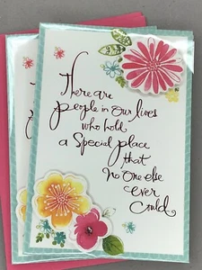 2 Hallmark Birthday Card MY DEAR FRIEND Feminine Flowers Cards Someone Special - Picture 1 of 5
