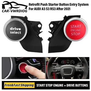 Auto Start Stop Engine System Switches Ignition Starter Switch For AUDI A3 2021+ - Picture 1 of 4